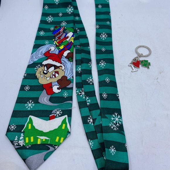 Other - Looney Tunes Mania Christmas Taz Tie